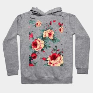 Red Rose Bushes Hoodie